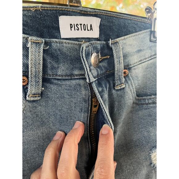 PISTOLA Cara High Waist Vintage Skinny Jeans Size 25 - Picture 6 of 10